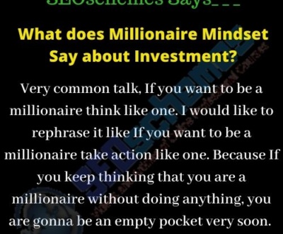 What does Millionaire Mindset Say about Investment